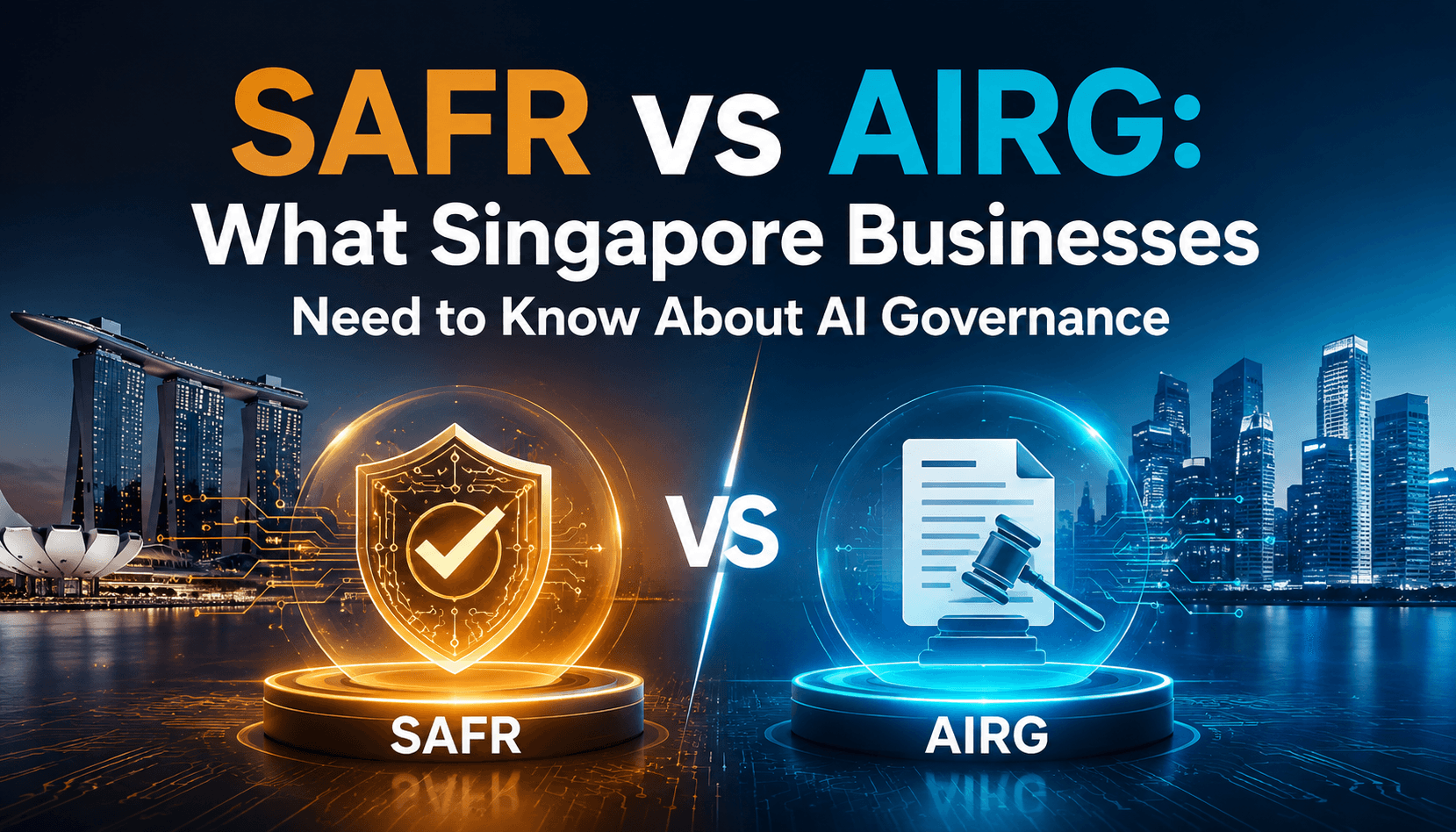 SAFR vs AIRG: What Singapore Businesses Need to Know About AI Governance