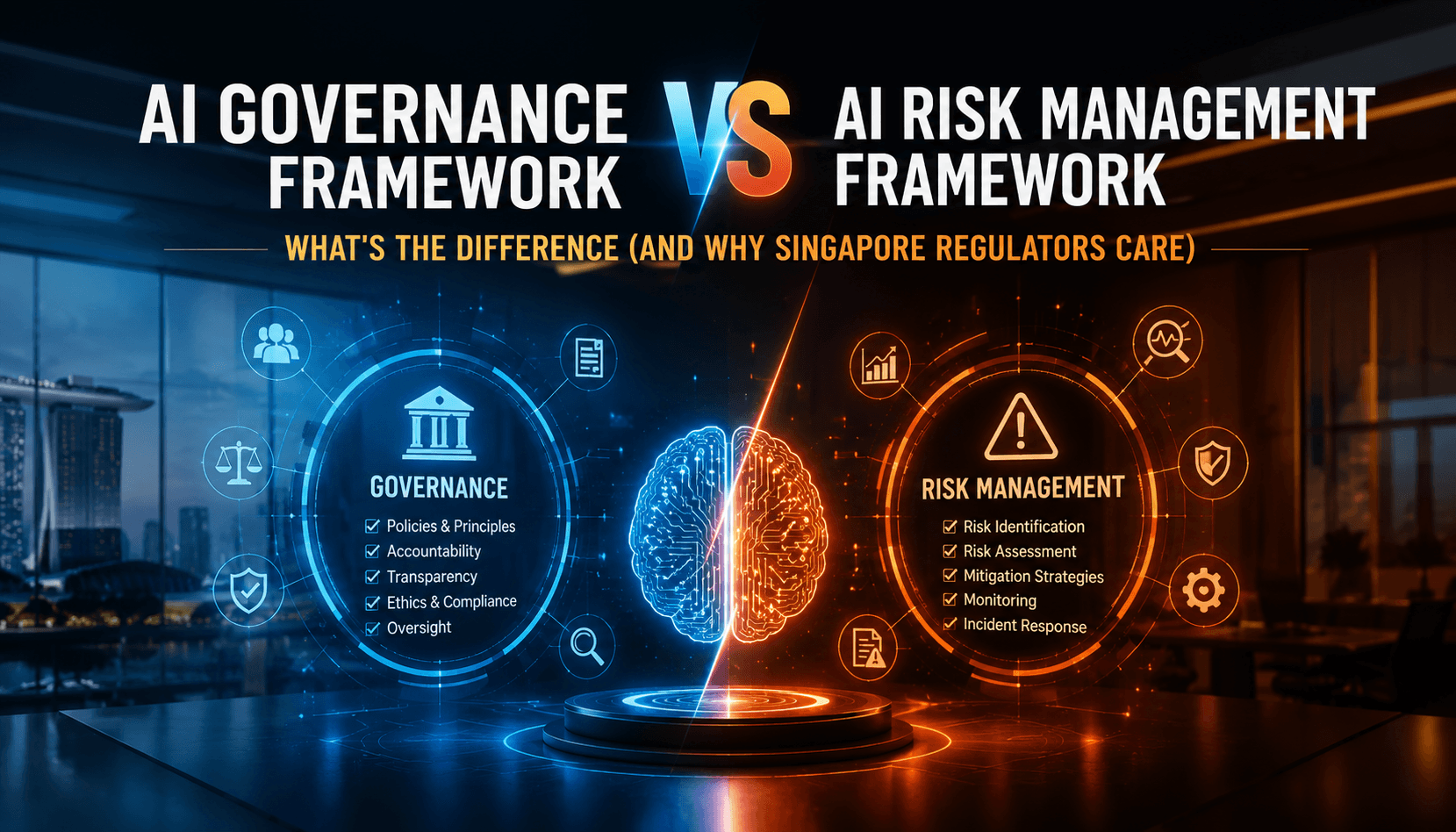 AI Governance Framework vs AI Risk Management Framework: What's the Difference (and Why Singapore Regulators Care)