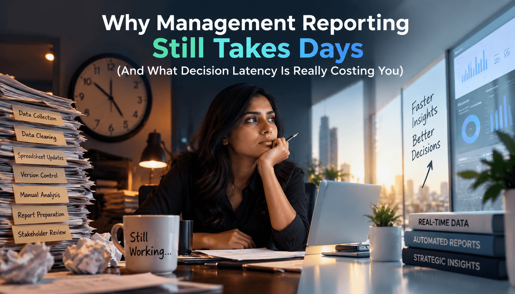management reporting takes too long