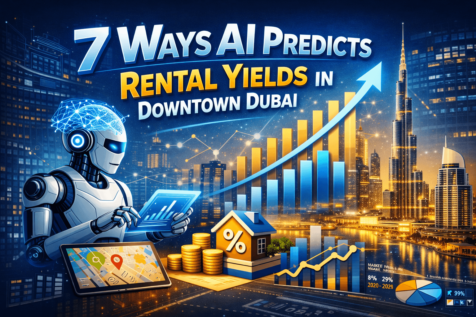 7 Ways AI Predicts Rental Yields in Downtown Dubai